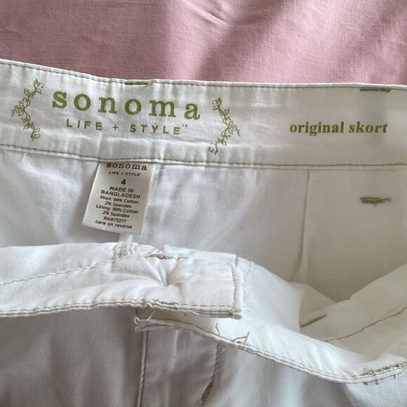 Sonoma short size 4 tennis golf sport shorts skirt. 0555 - Picture 5 of 5